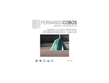 Tablet Screenshot of fernandocobosestudio.com